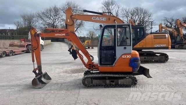 Hitachi EX 30 소형 굴삭기 7톤 미만