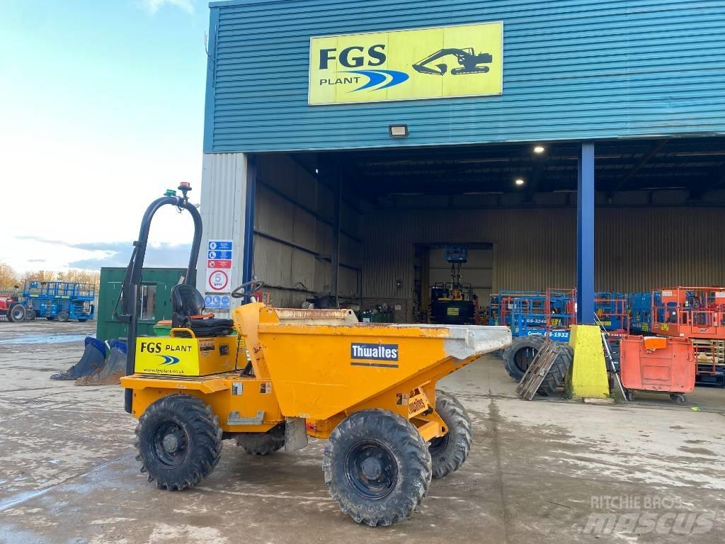 Thwaites 3 tonne 건설현장 덤프트럭