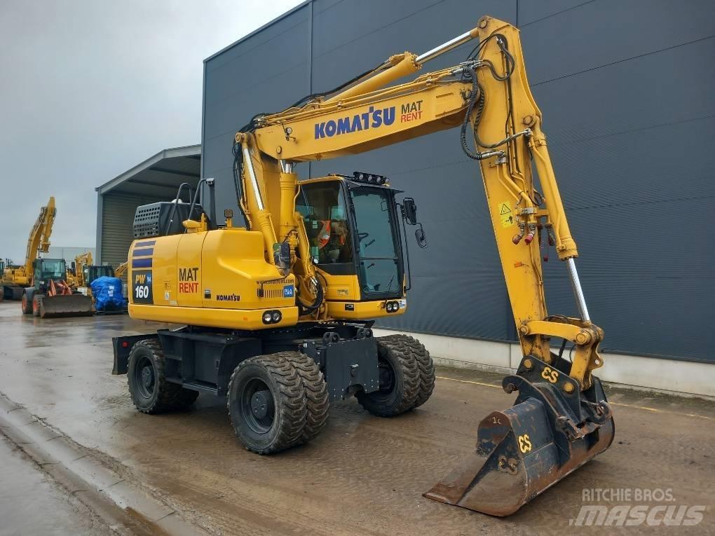 Komatsu PW160-11E0  휠 굴삭기