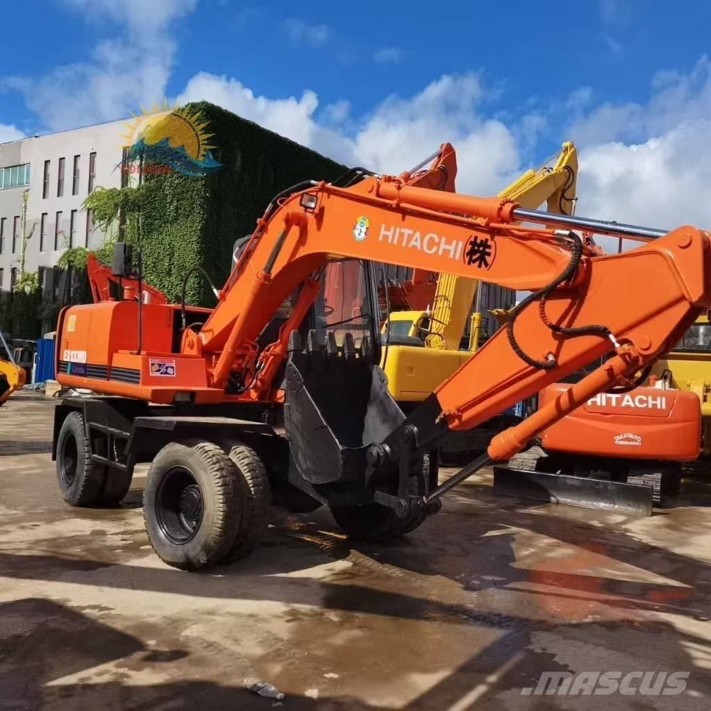 Hitachi EX 100 W D  휠 굴삭기