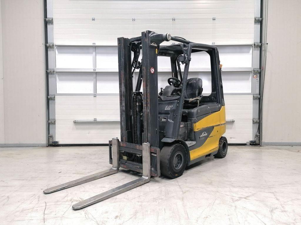 Linde E20H-01/600 전동 지게차