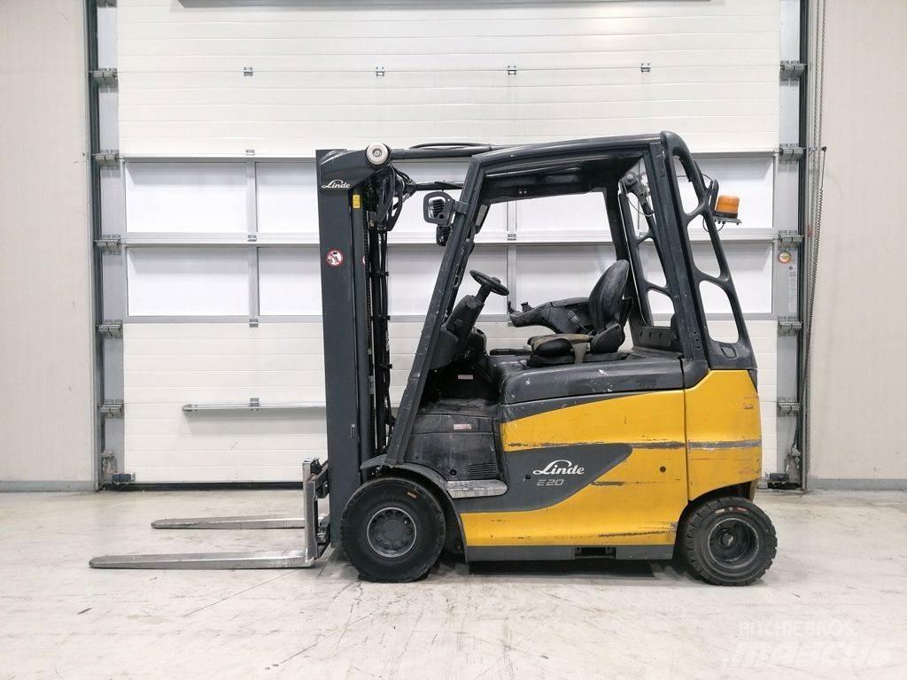 Linde E20H-01/600 전동 지게차