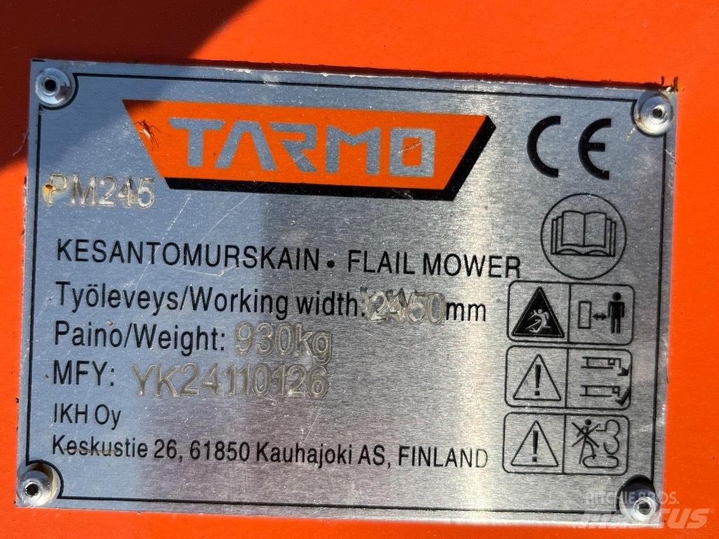Tarmo PM 245 목장 제초기 및 토퍼