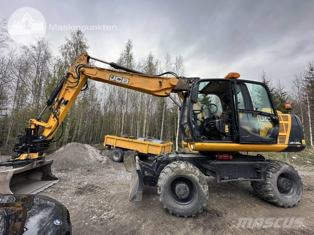 JCB JS 145 W  휠 굴삭기