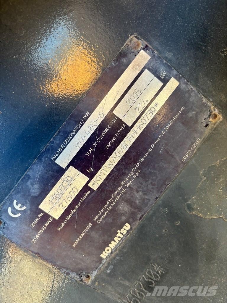 Komatsu WA 480-6  휠로우더