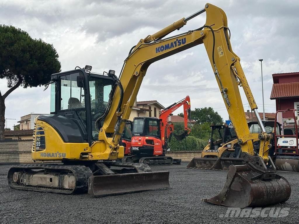 Komatsu PC55-MR3 소형 굴삭기 7톤 미만