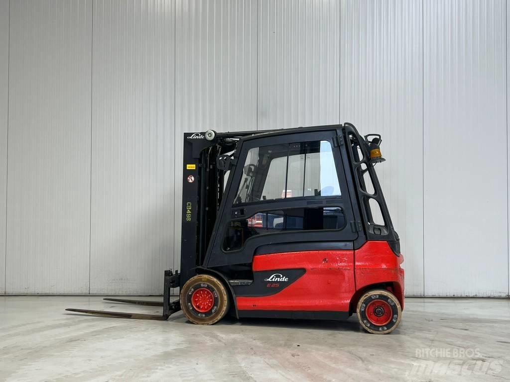 Linde E25L-01 전동 지게차