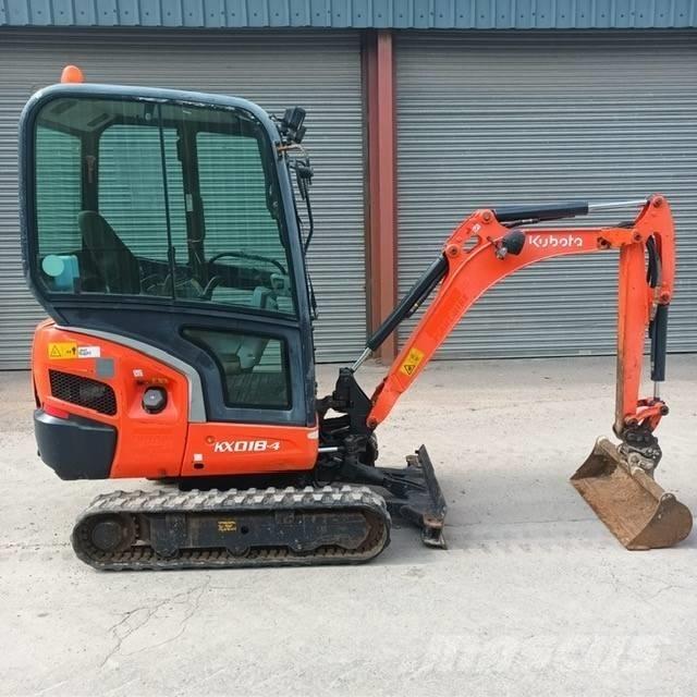 Kubota KX 018-4 소형 굴삭기 7톤 미만