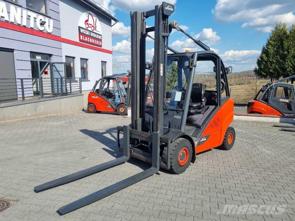 Linde H35D-02 디젤 지게차