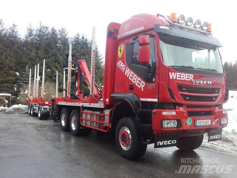 Iveco Trakker 450 크레인 트럭