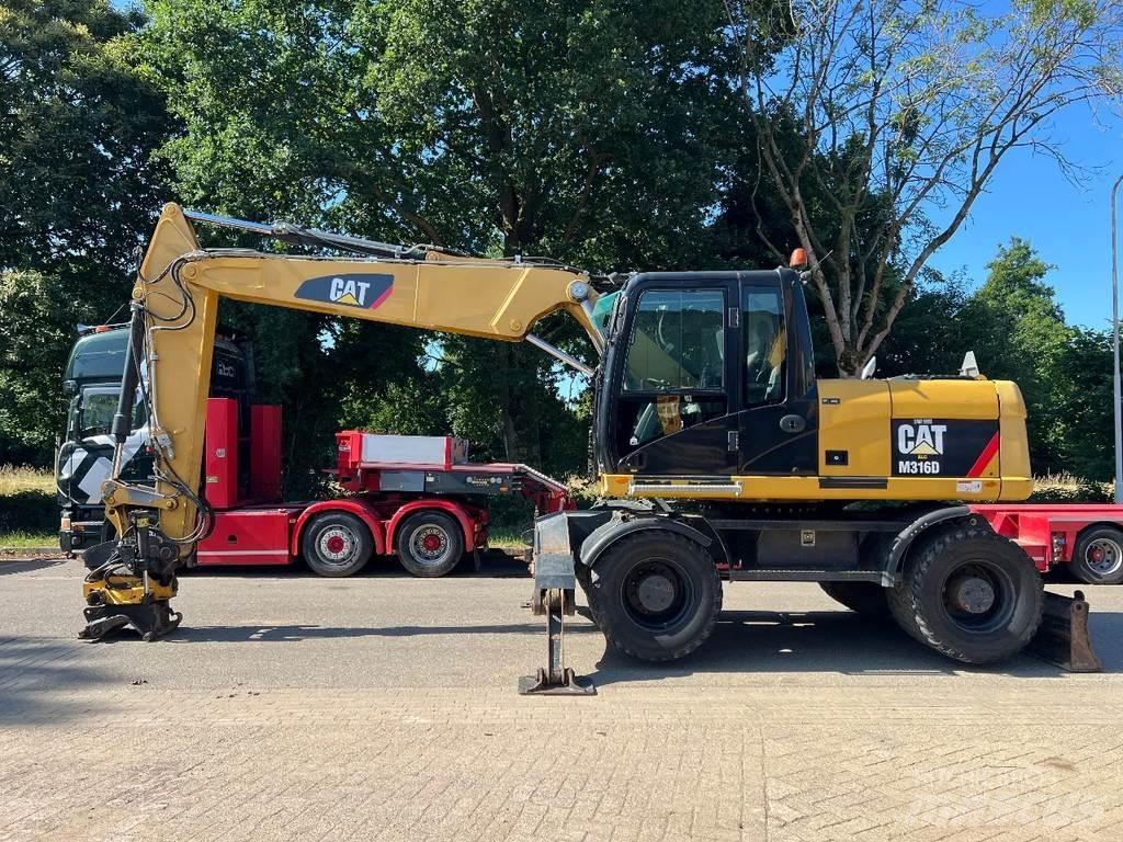 CAT M316D  휠 굴삭기