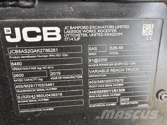 JCB 526-56 Agri Plus 농업용 텔레 핸들러