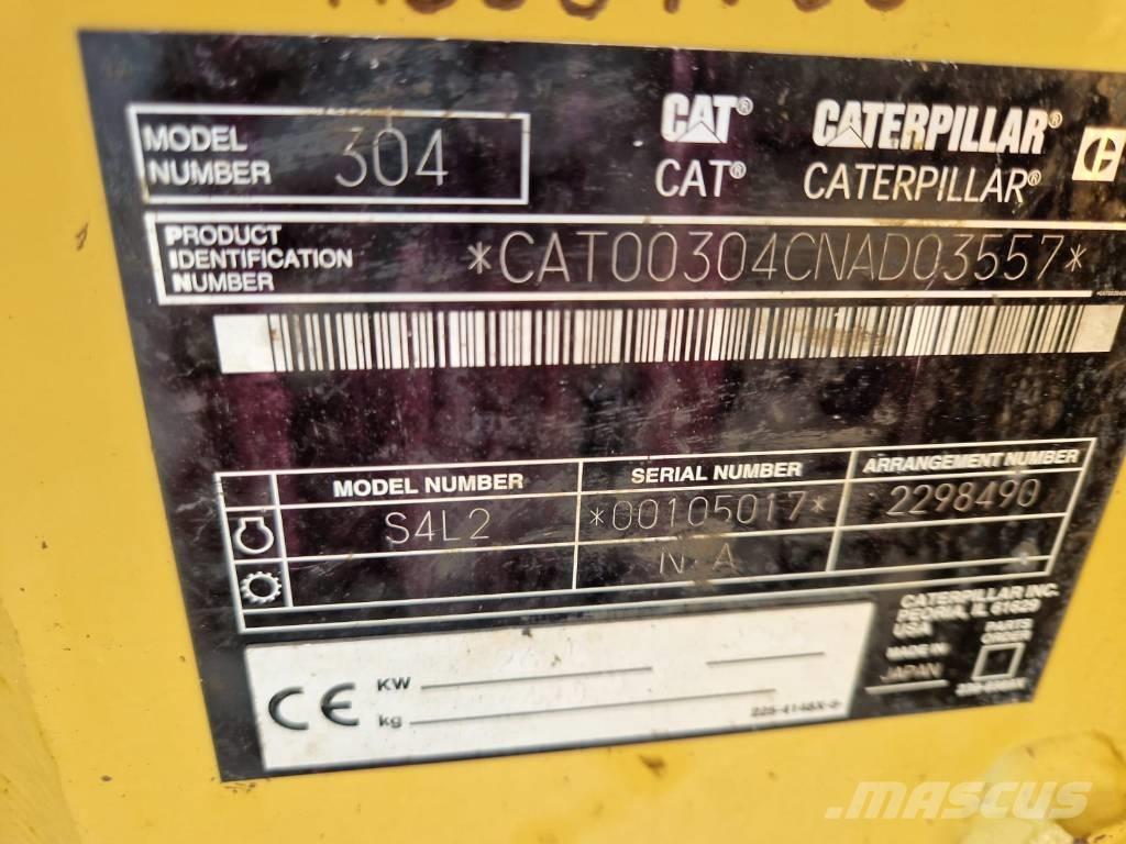CAT 304 CR 소형 굴삭기 7톤 미만
