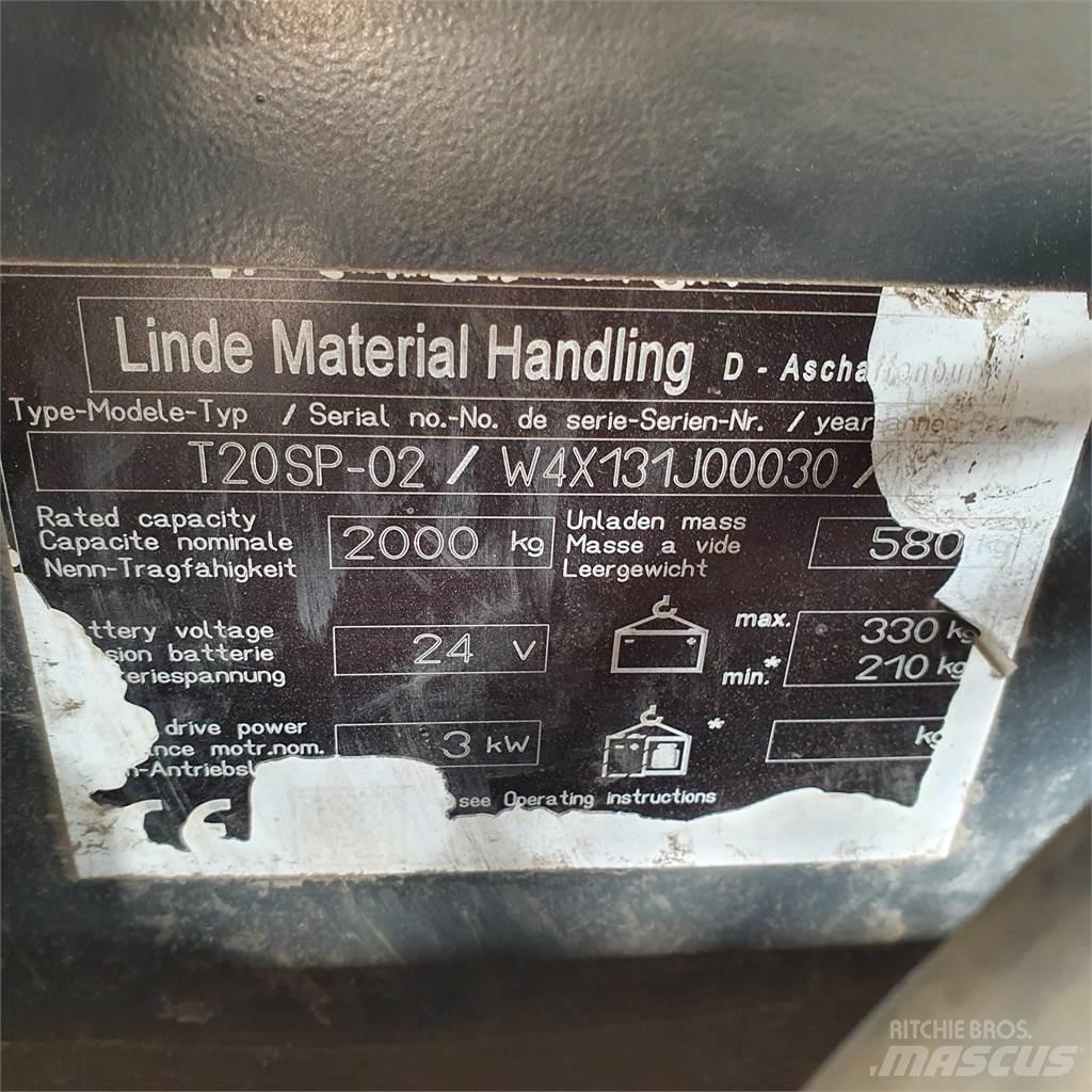 Linde T20SP kurz 경량 리프터