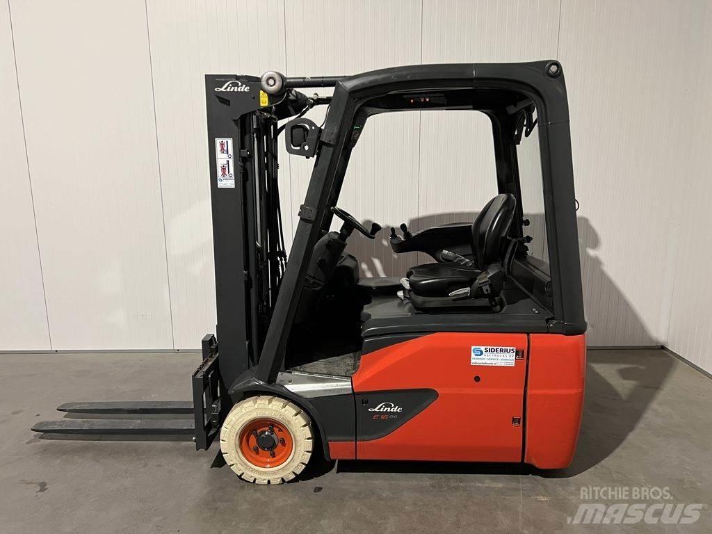 Linde E16-02 전동 지게차