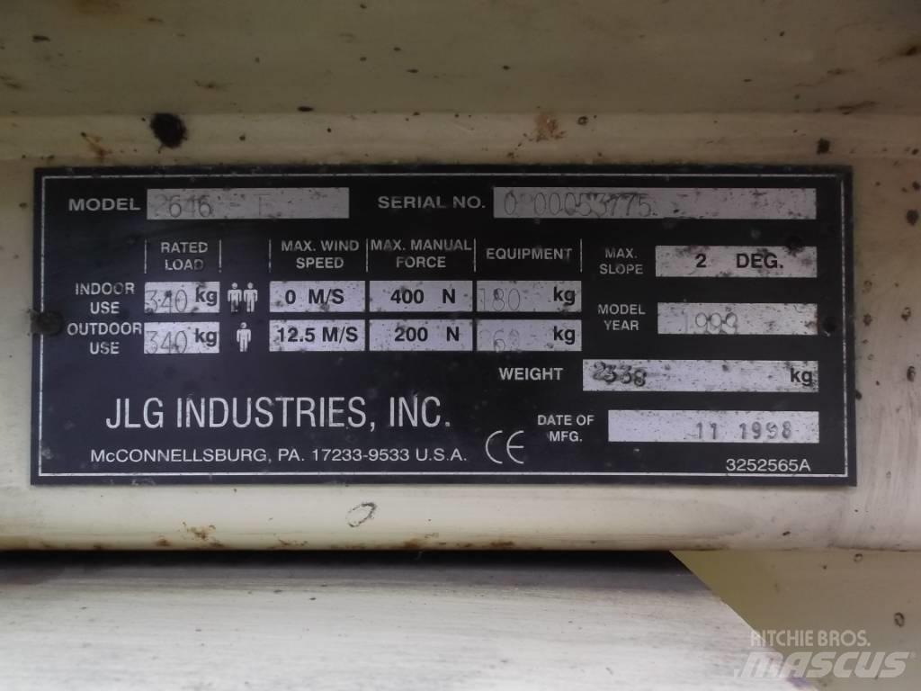 JLG 2646E      V-2288 인원/화물 앨리베이터