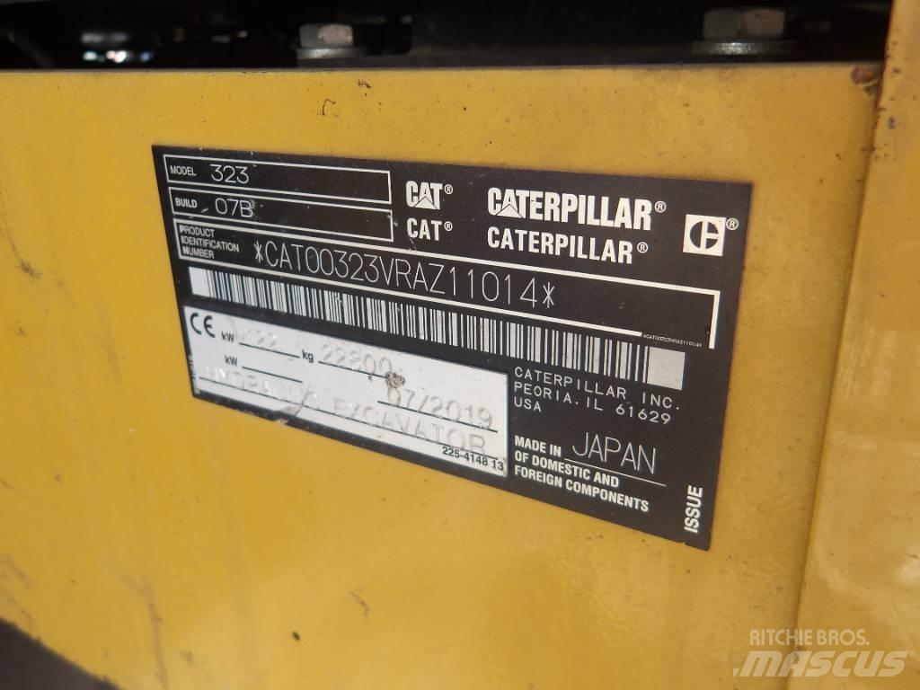 CAT 323 대형 굴삭기 29톤 이상