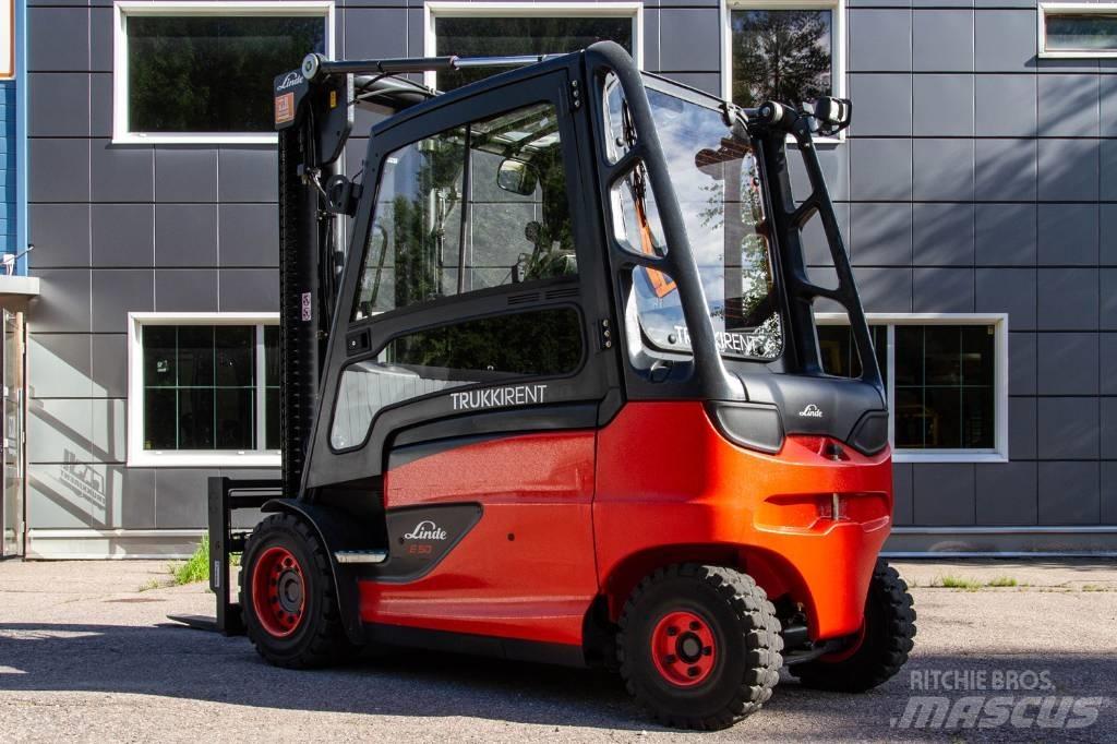 Linde E50HL-01 전동 지게차
