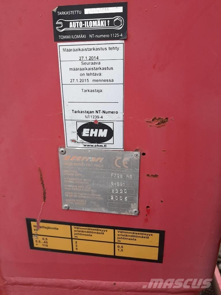 Scania R 124 크레인 트럭