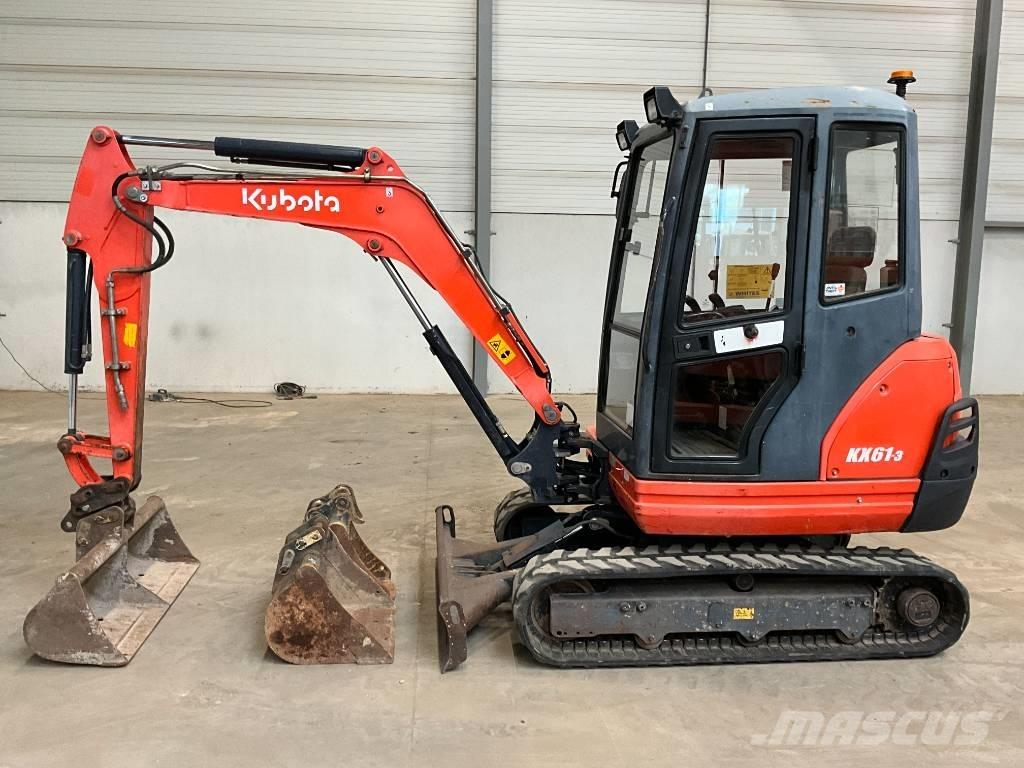 Kubota KX 61-3 소형 굴삭기 7톤 미만