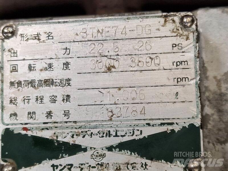Yanmar 3TNE74-DG 엔진