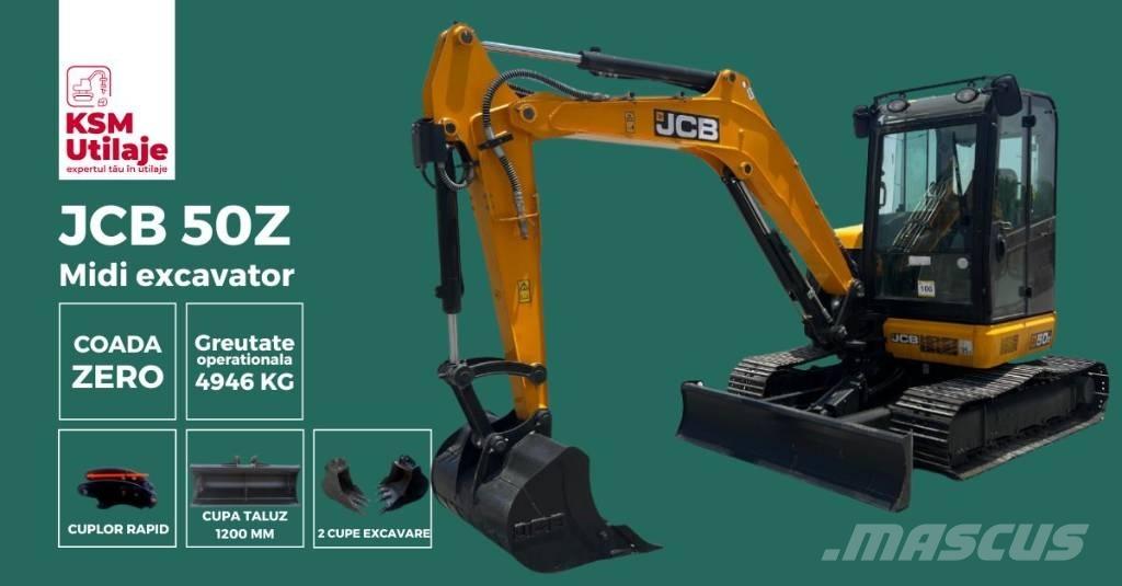 JCB 50 Z-1 소형 굴삭기 7톤 미만