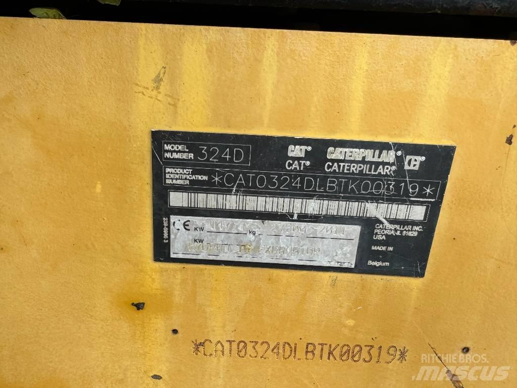 CAT 324 D L 대형 굴삭기 29톤 이상
