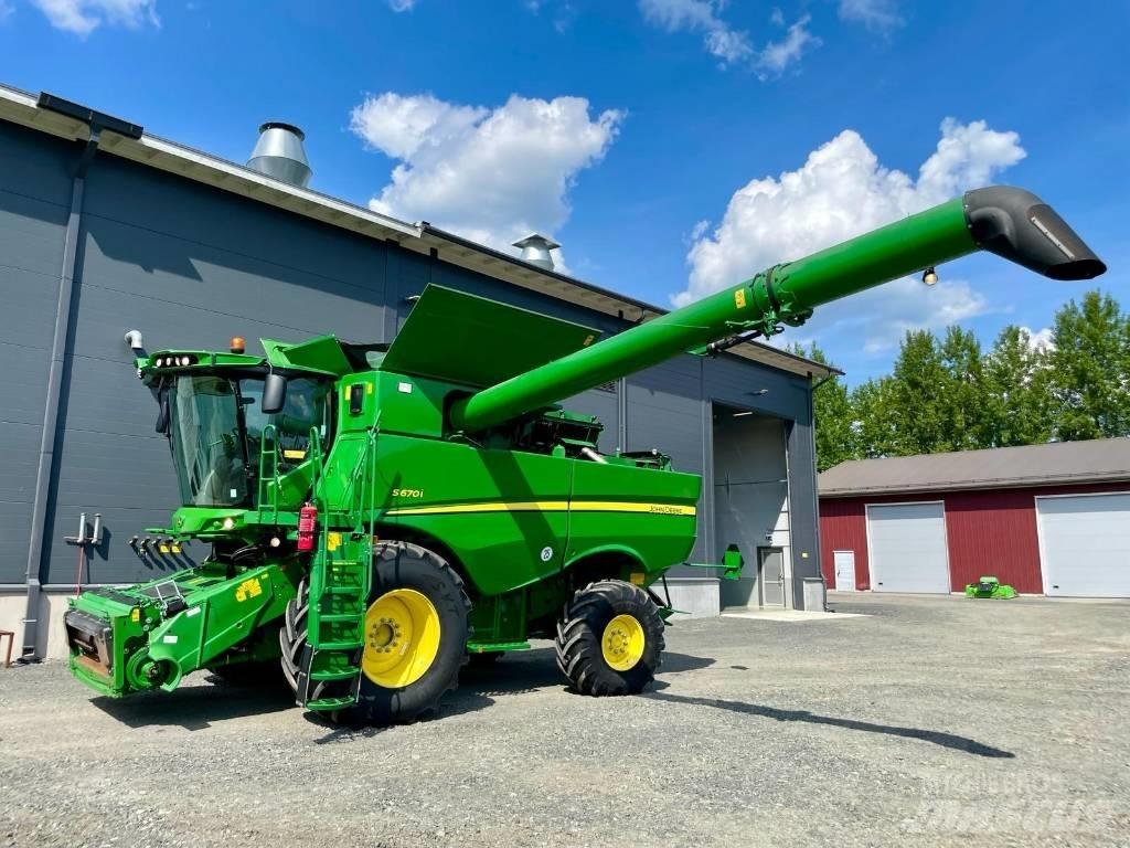 John Deere S 670 i 콤바인 수확기