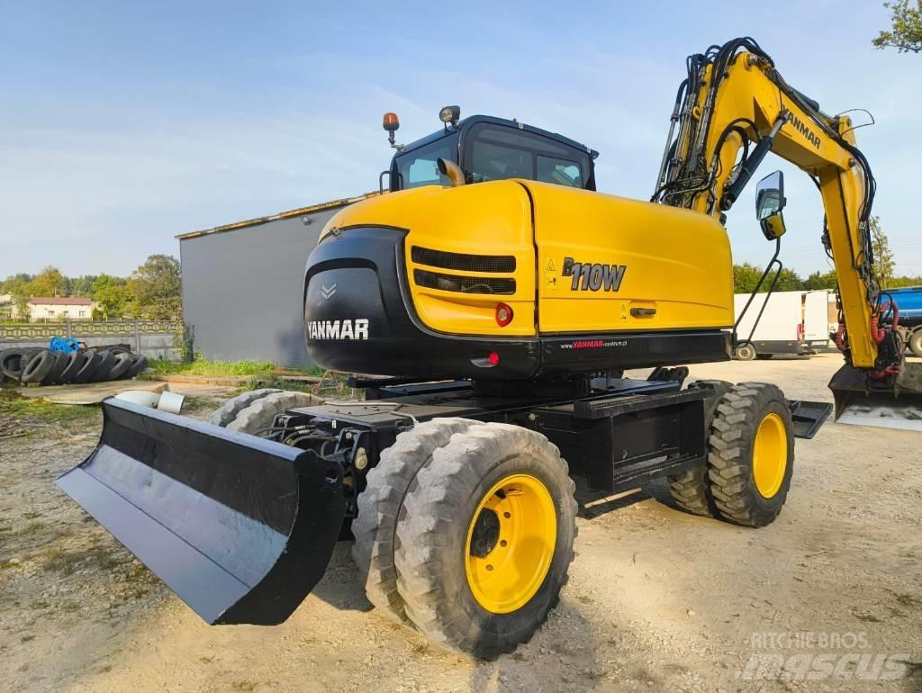 Yanmar B 110 W  휠 굴삭기