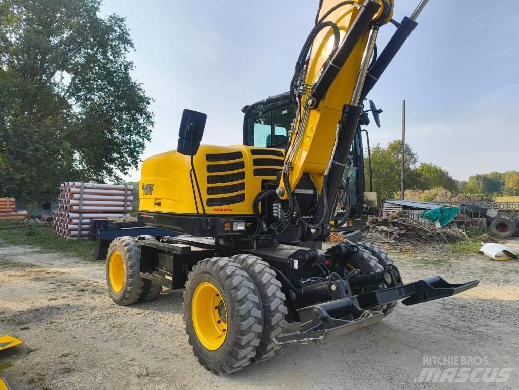 Yanmar B 110 W  휠 굴삭기