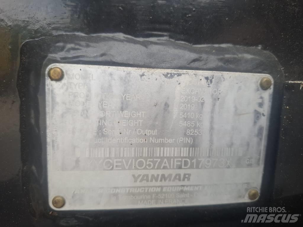 Yanmar Vio 57-6A 소형 굴삭기 7톤 미만