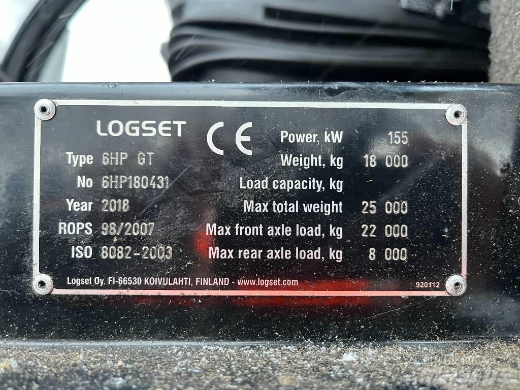 Logset 6HP GT 원목 하베스터