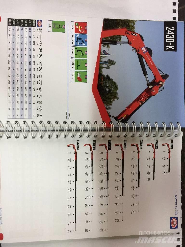HMF 2420K6RC 로더 크레인