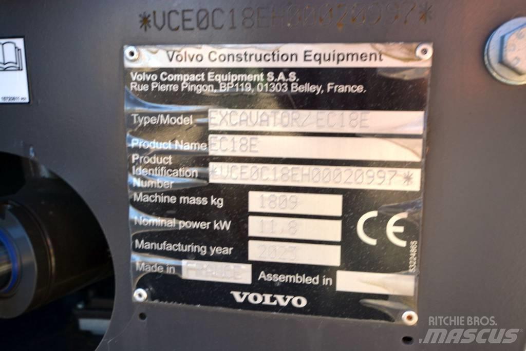 Volvo EC 18 E 소형 굴삭기 7톤 미만