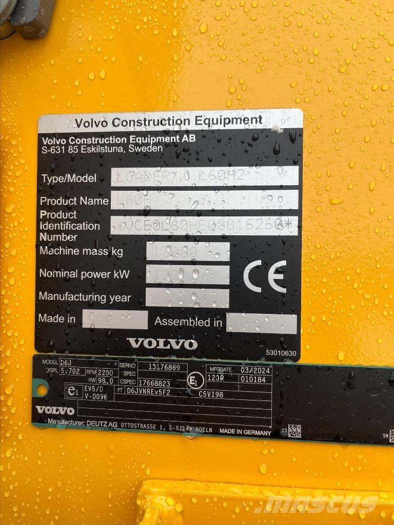 Volvo L 60 H2  휠로우더