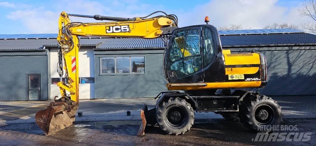 JCB JS145 W  휠 굴삭기