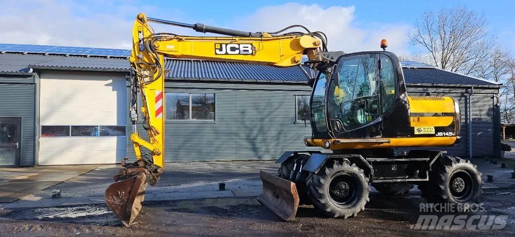 JCB JS145 W  휠 굴삭기