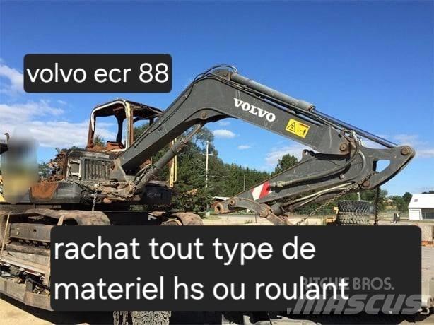 Volvo ECR 88 붐 및 디퍼