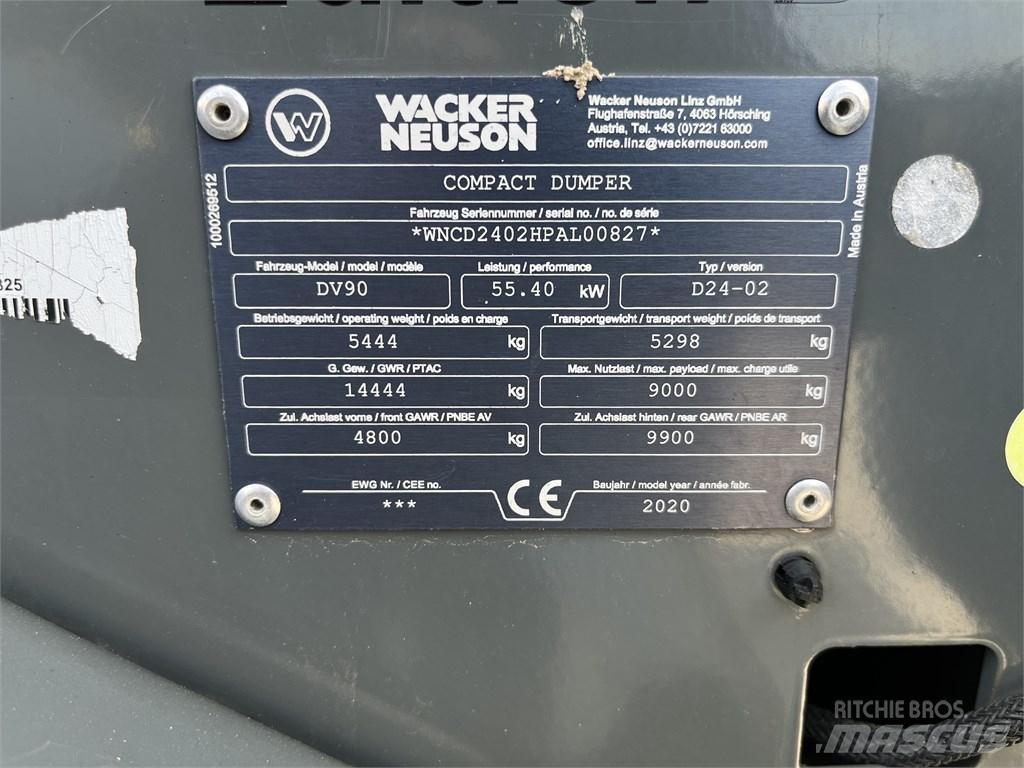 Wacker Neuson DV 90 초대형 덤프 트럭