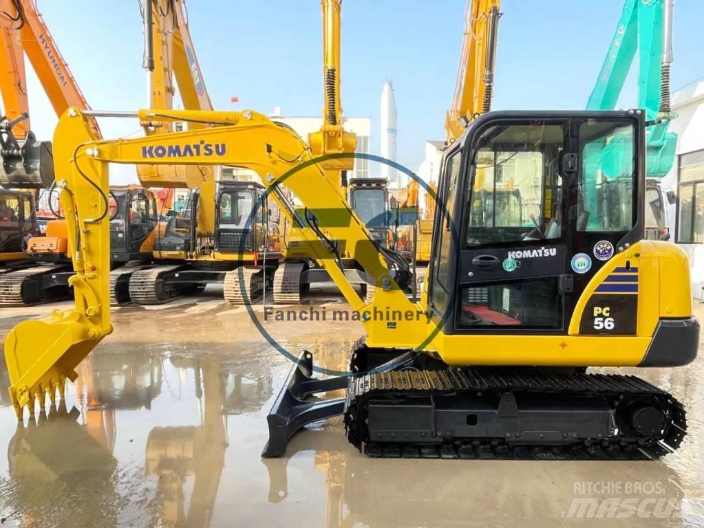 Komatsu PC 56-7 소형 굴삭기 7톤 미만