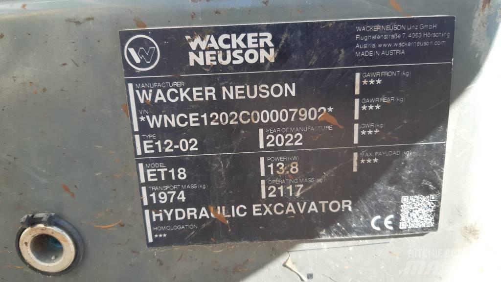 Wacker Neuson ET 18 대형 굴삭기 29톤 이상