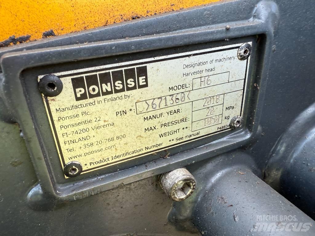Ponsse ERGO 8W 원목 하베스터