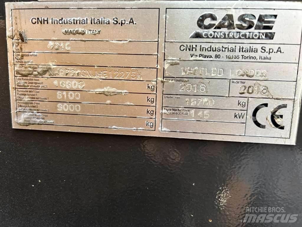 CASE 721G XR  휠로우더