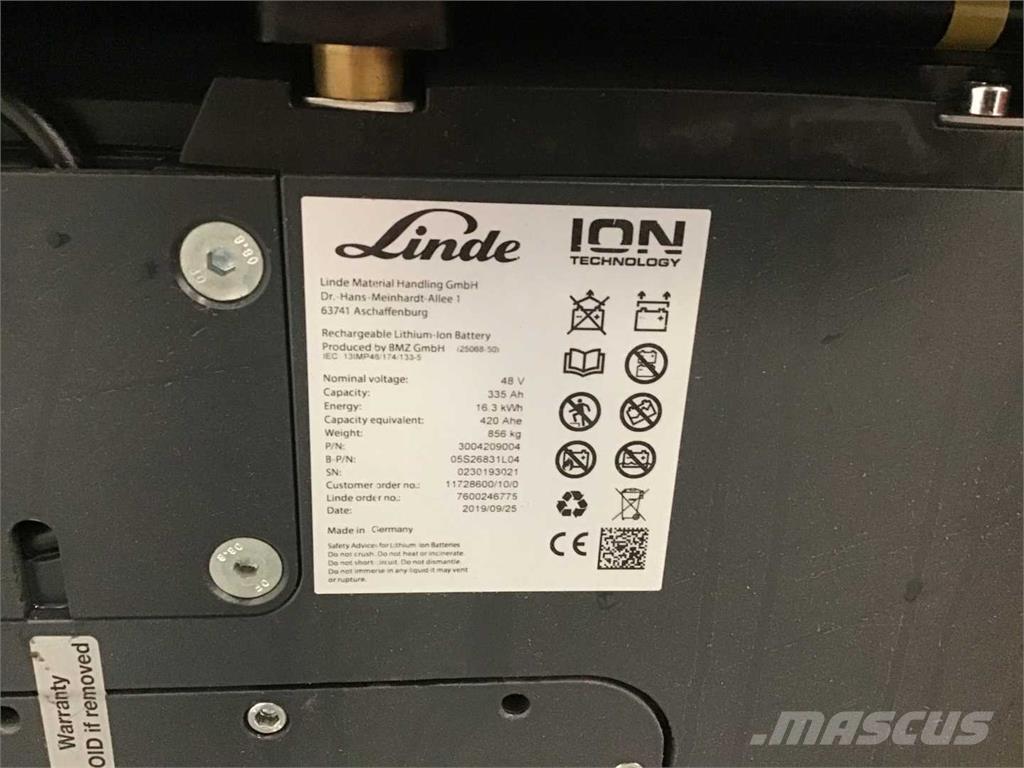 Linde E16 ION 전동 지게차