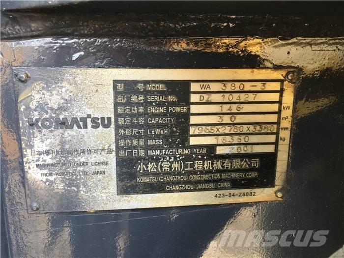 Komatsu WA 380-3  휠로우더
