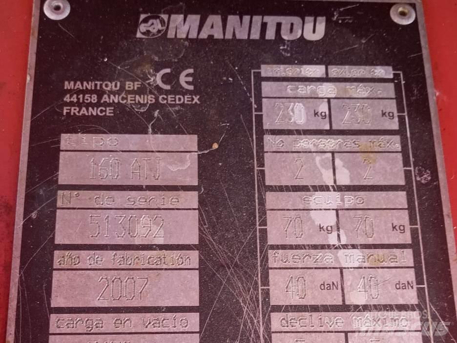 Manitou 160 ATJ 관절형 전동이동 리프트