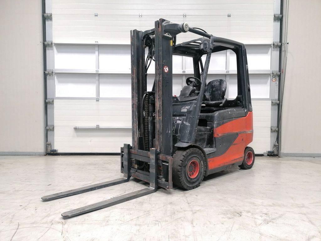 Linde E20H-01/600 전동 지게차