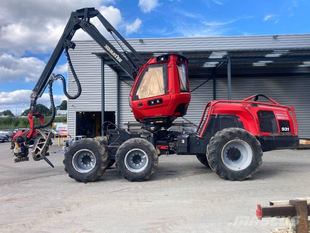 Komatsu 931 원목 하베스터