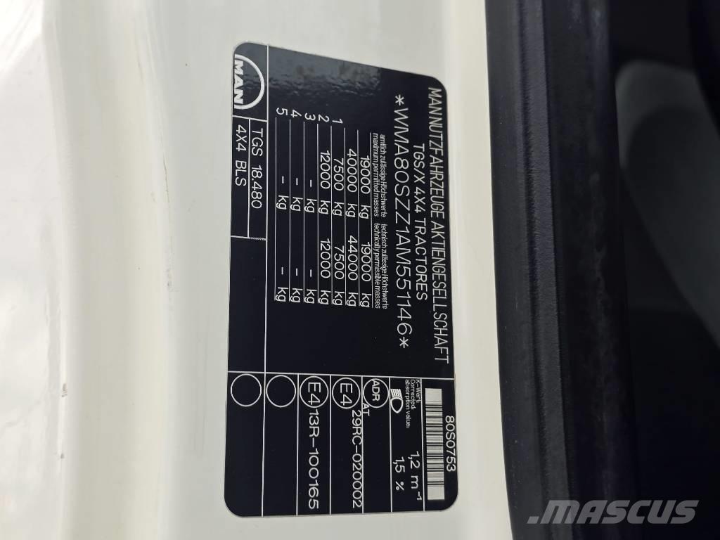 MAN 18.480 트랙터 유닛