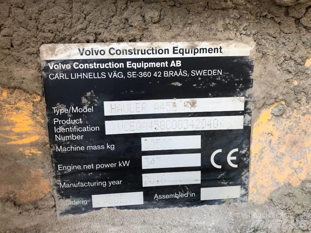 Volvo A 45 G FS 연결식 홀러